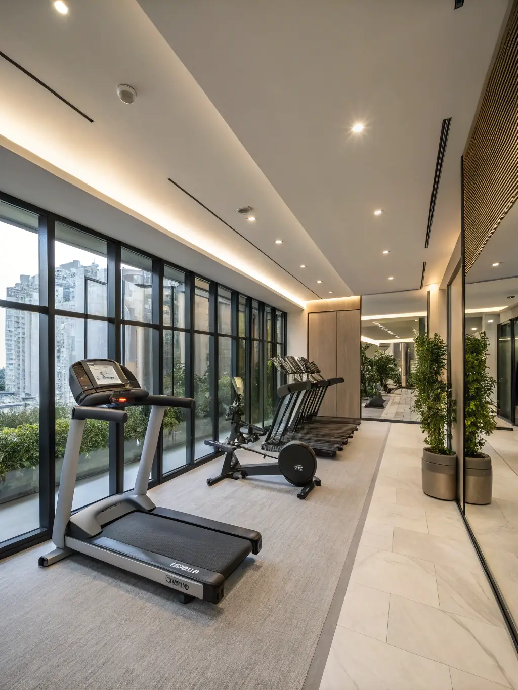 Interior of the Iron Box showcasing the premium equipment, 4K screens, and climate control features. The lighting is modern and inviting.